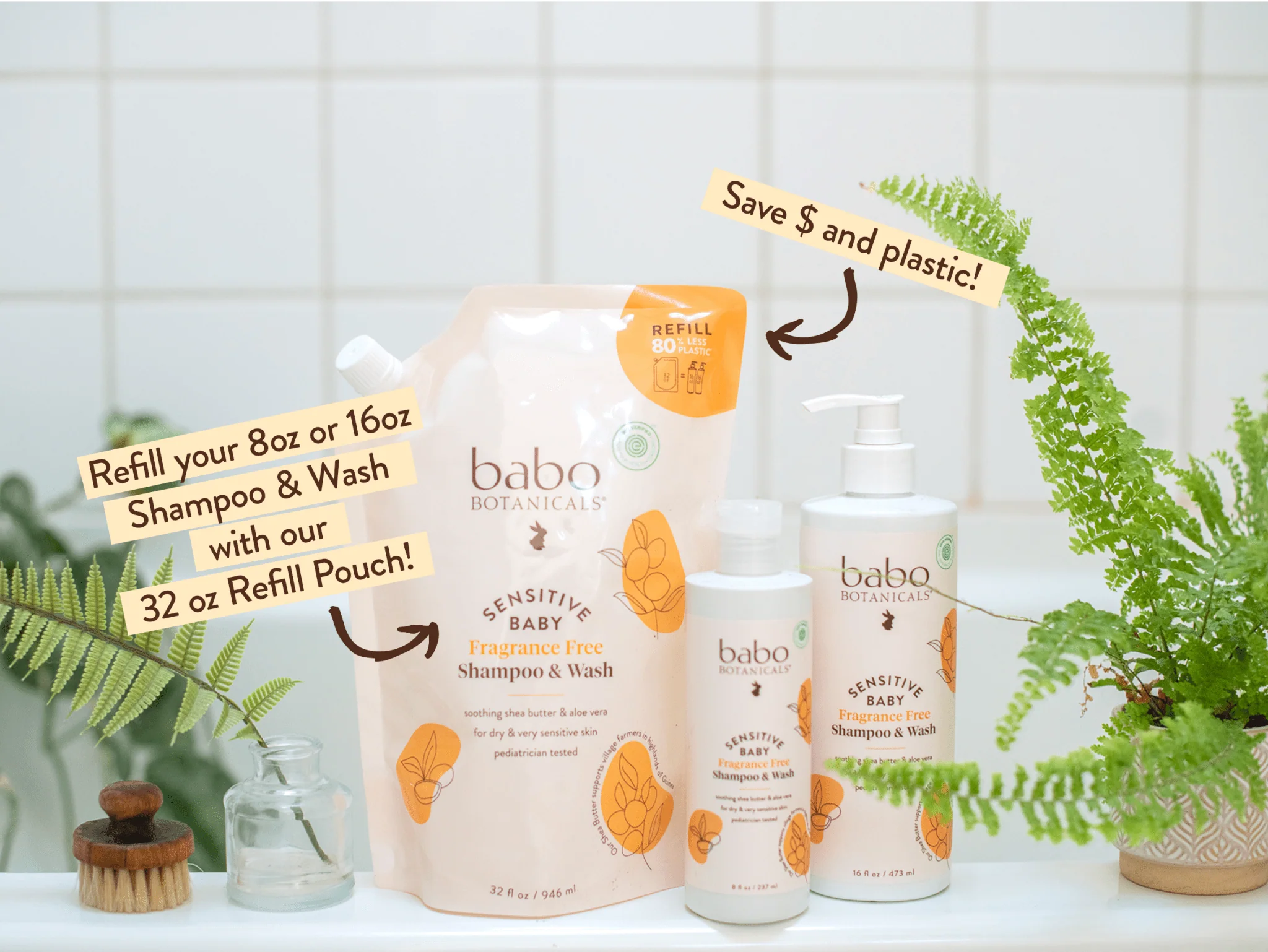 Sensitive Baby Shampoo & Wash - 8oz - Image 5