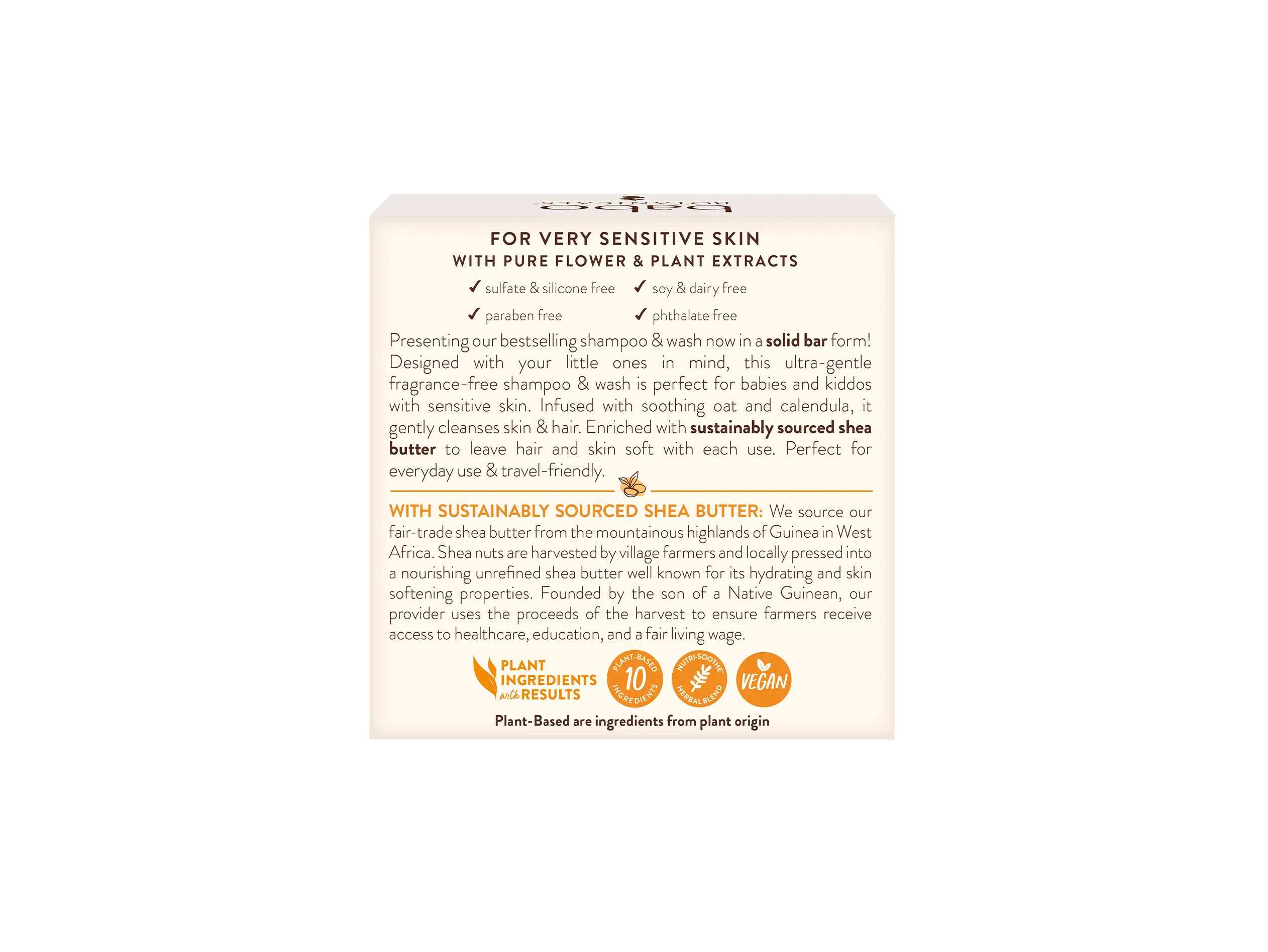 Sensitive Baby Shampoo Bar and Shower Tray Set - Image 3