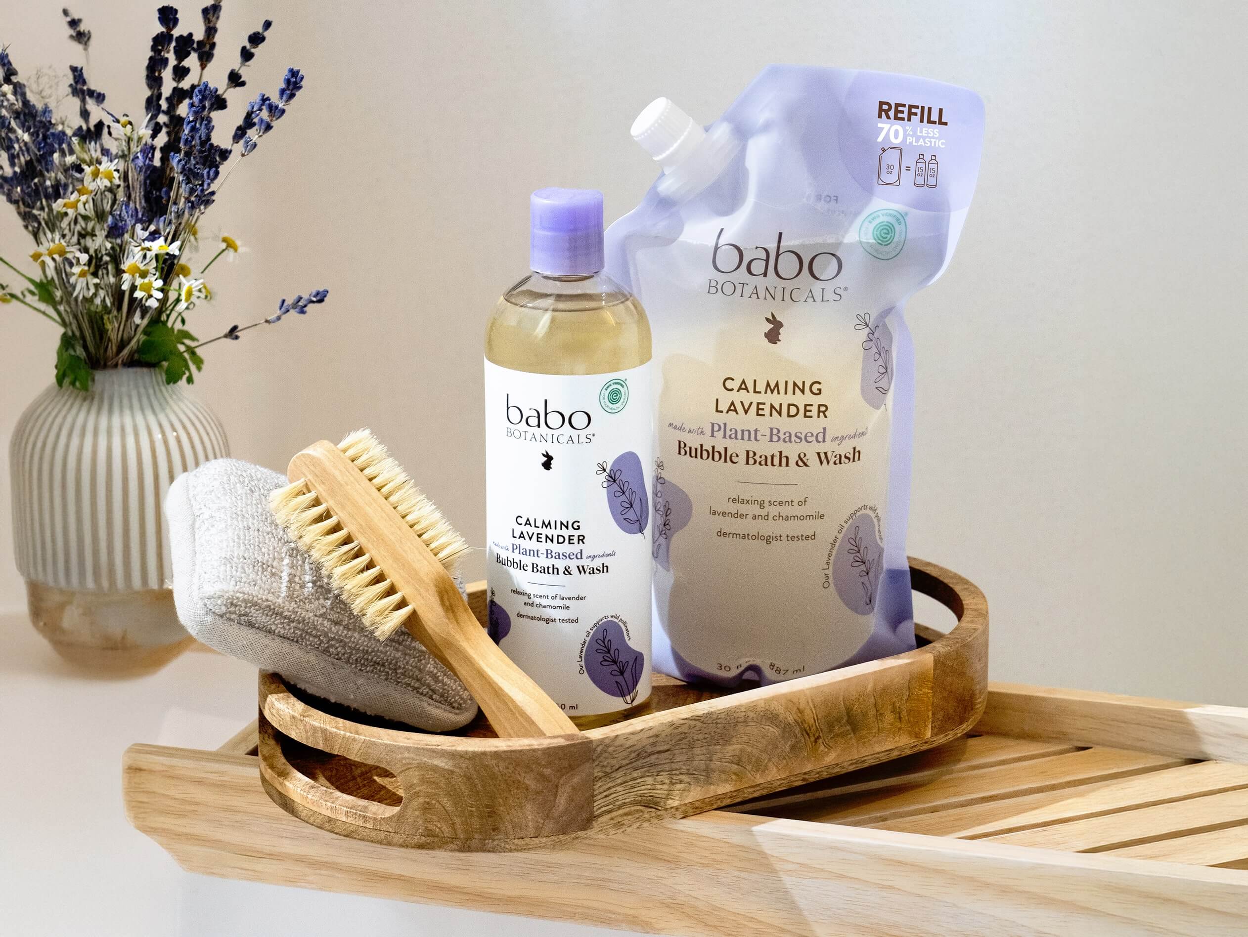 Calming Lavender Bubble Bath & Wash Refill - Image 7